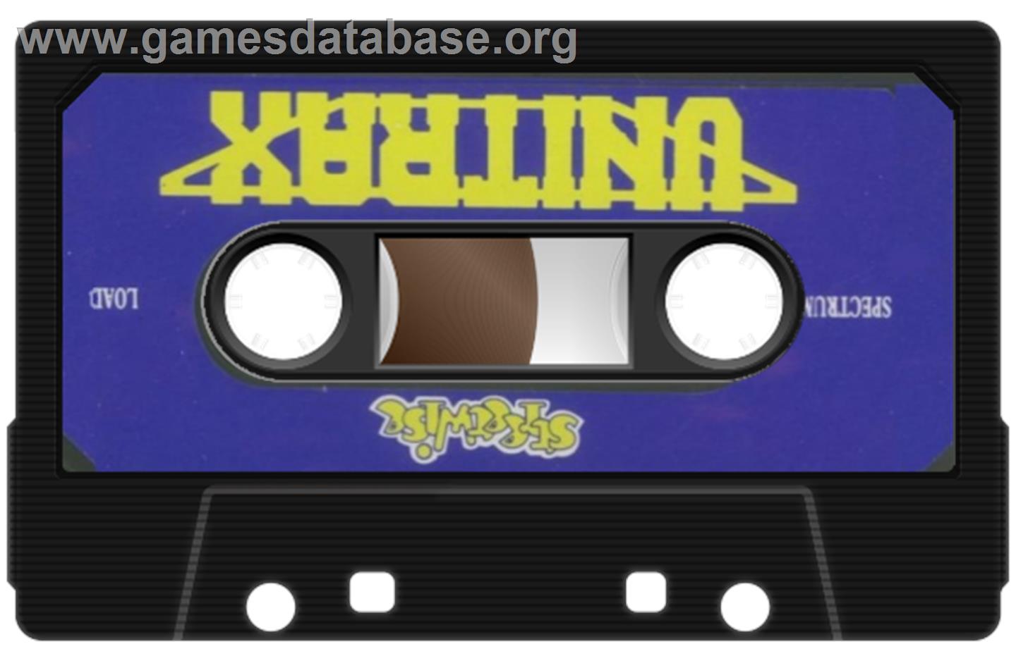 Unitrax - Sinclair ZX Spectrum - Artwork - Cartridge