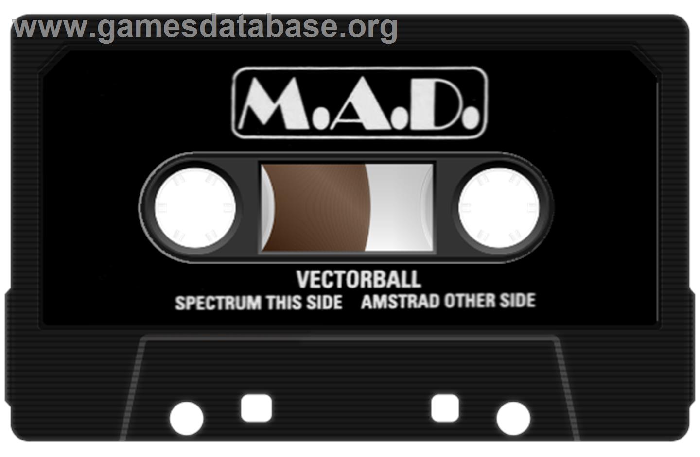Vector Ball - Sinclair ZX Spectrum - Artwork - Cartridge
