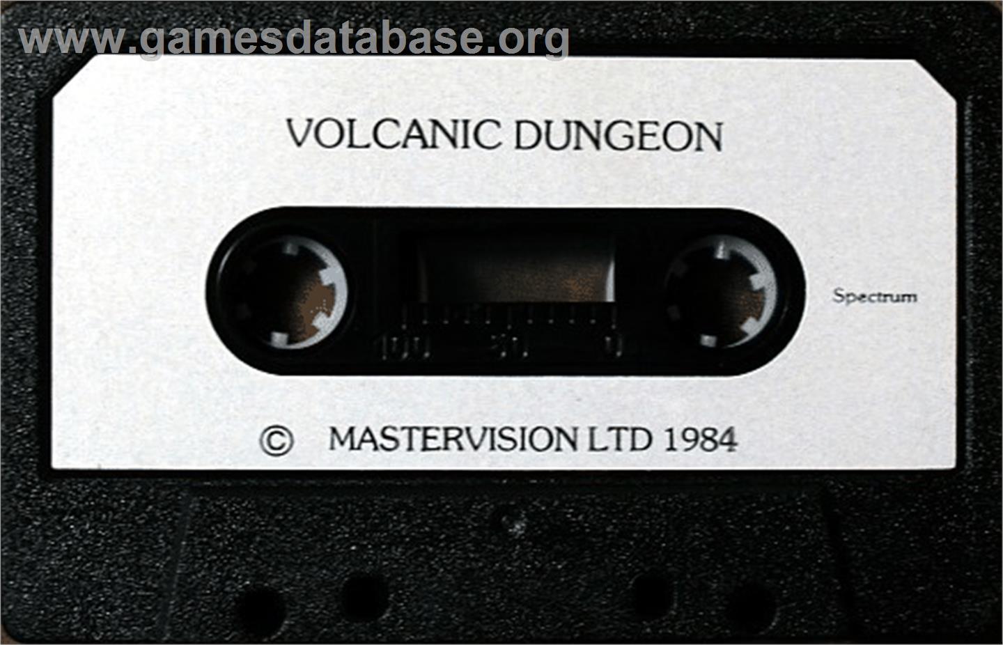 Volcanic Dungeon - Sinclair ZX Spectrum - Artwork - Cartridge