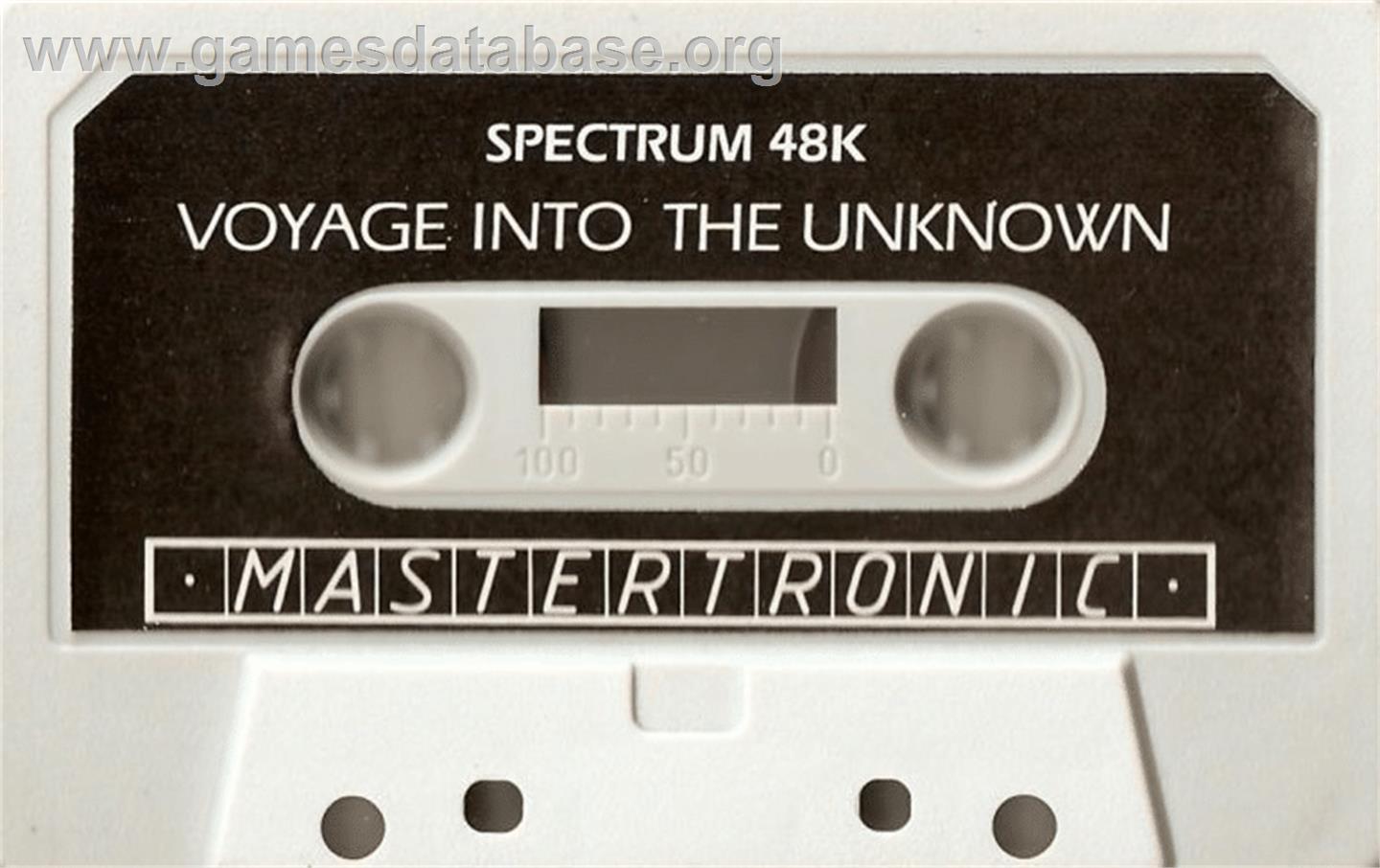Voyage into the Unknown - Sinclair ZX Spectrum - Artwork - Cartridge
