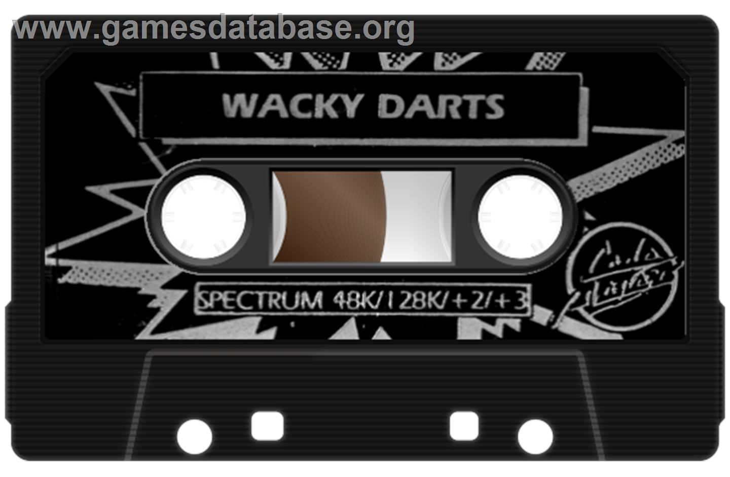 Wacky Darts - Sinclair ZX Spectrum - Artwork - Cartridge