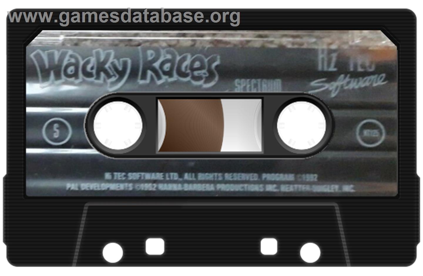 Wacky Races - Sinclair ZX Spectrum - Artwork - Cartridge