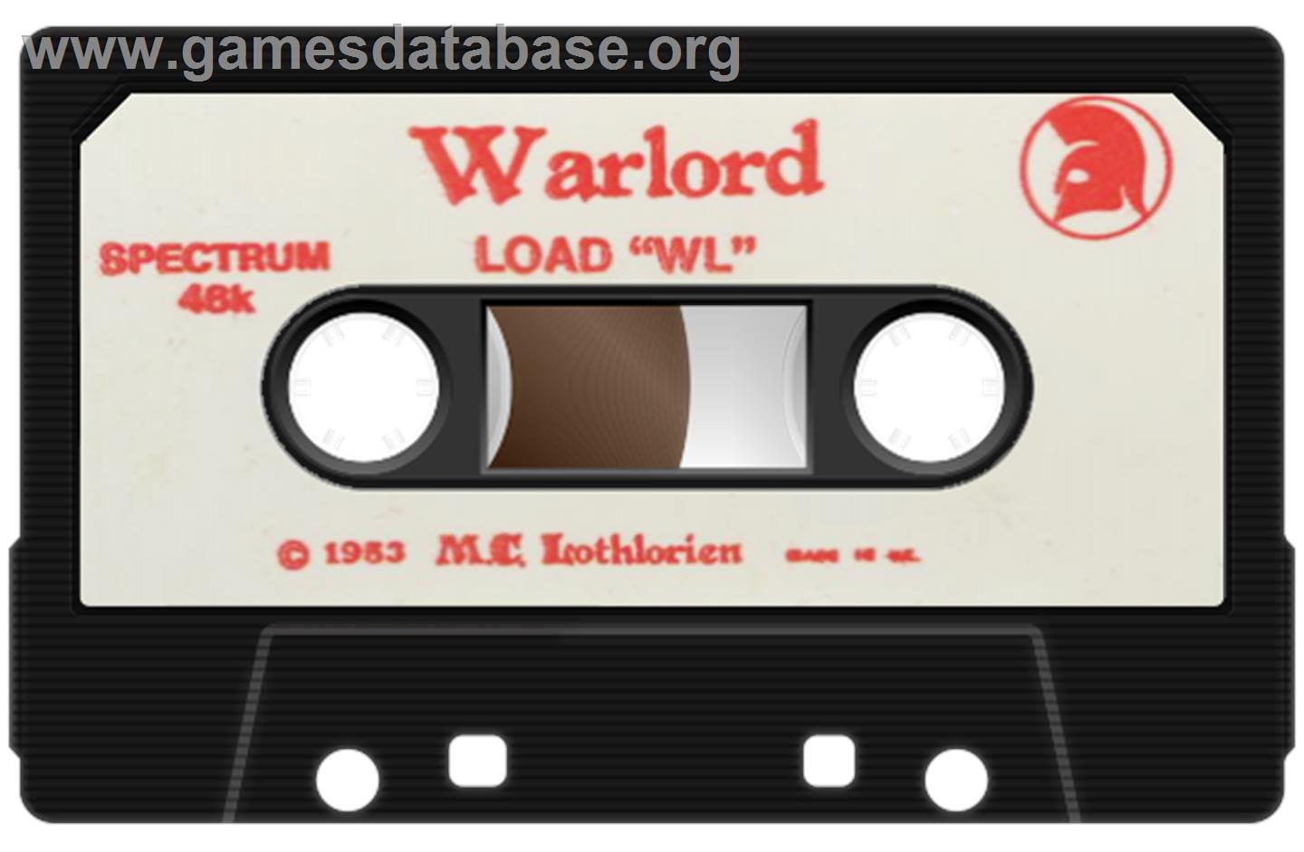Warlord (MC Lothlorien) - Sinclair ZX Spectrum - Artwork - Cartridge