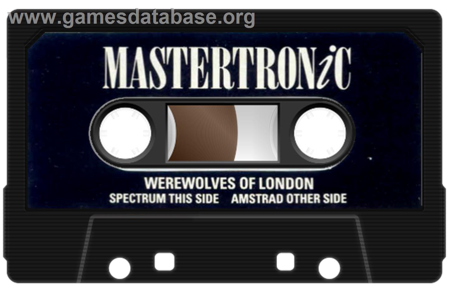 Werewolves of London - Sinclair ZX Spectrum - Artwork - Cartridge