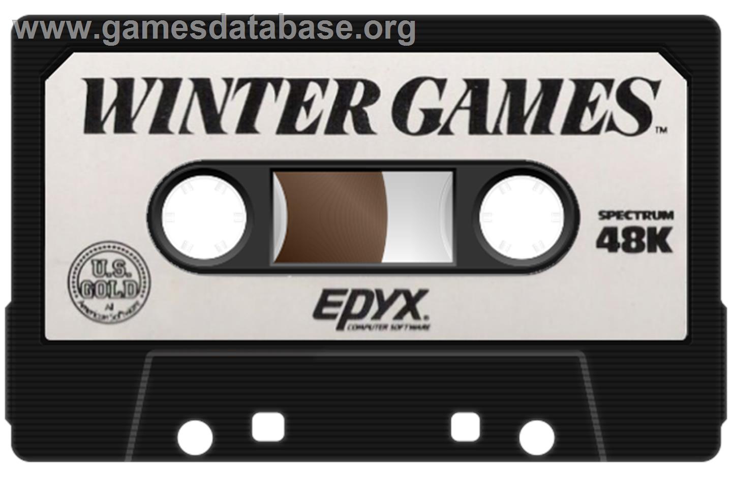 Winter Games - Sinclair ZX Spectrum - Artwork - Cartridge
