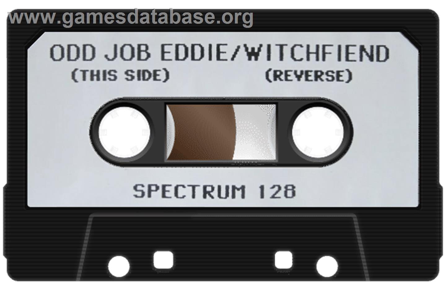 Witchfiend / Odd Job Eddie - Sinclair ZX Spectrum - Artwork - Cartridge