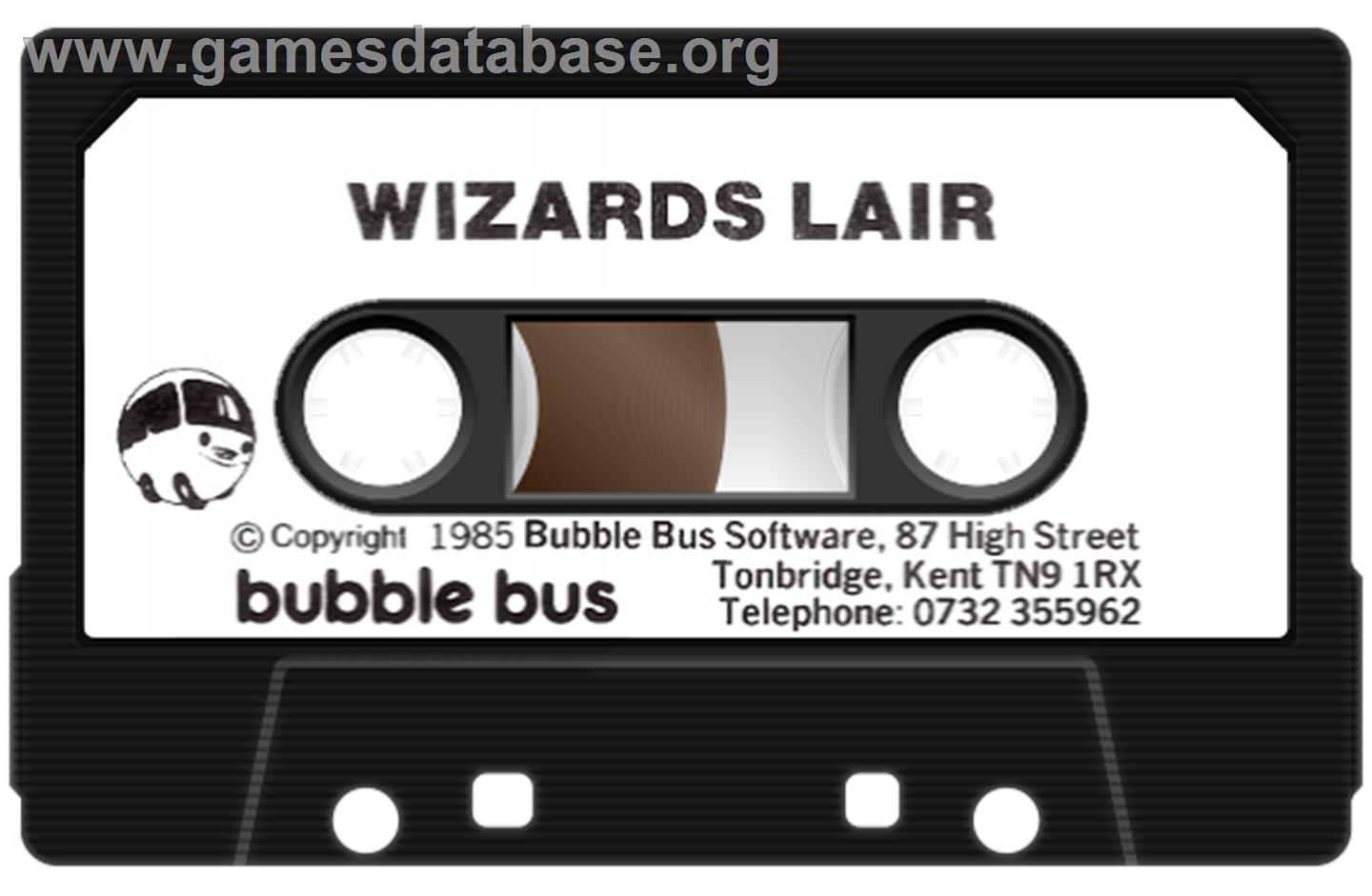 Wizard's Lair - Sinclair ZX Spectrum - Artwork - Cartridge