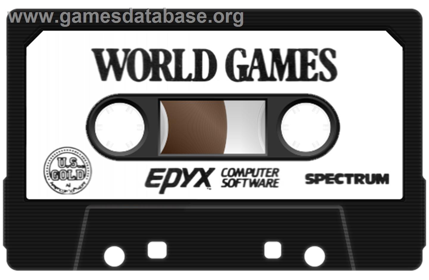 World Games - Sinclair ZX Spectrum - Artwork - Cartridge