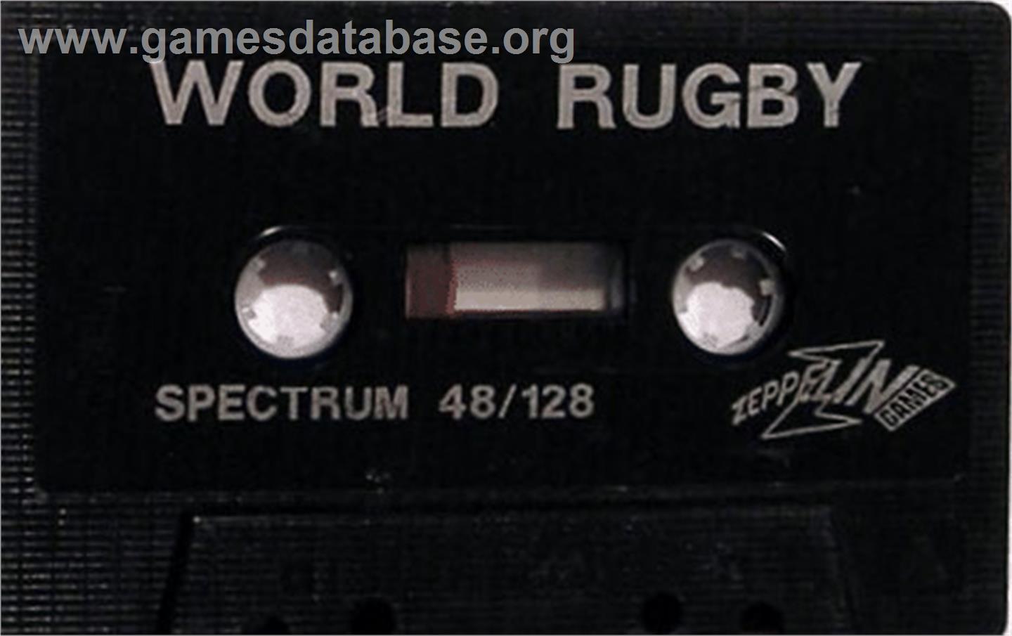 World Rugby - Sinclair ZX Spectrum - Artwork - Cartridge