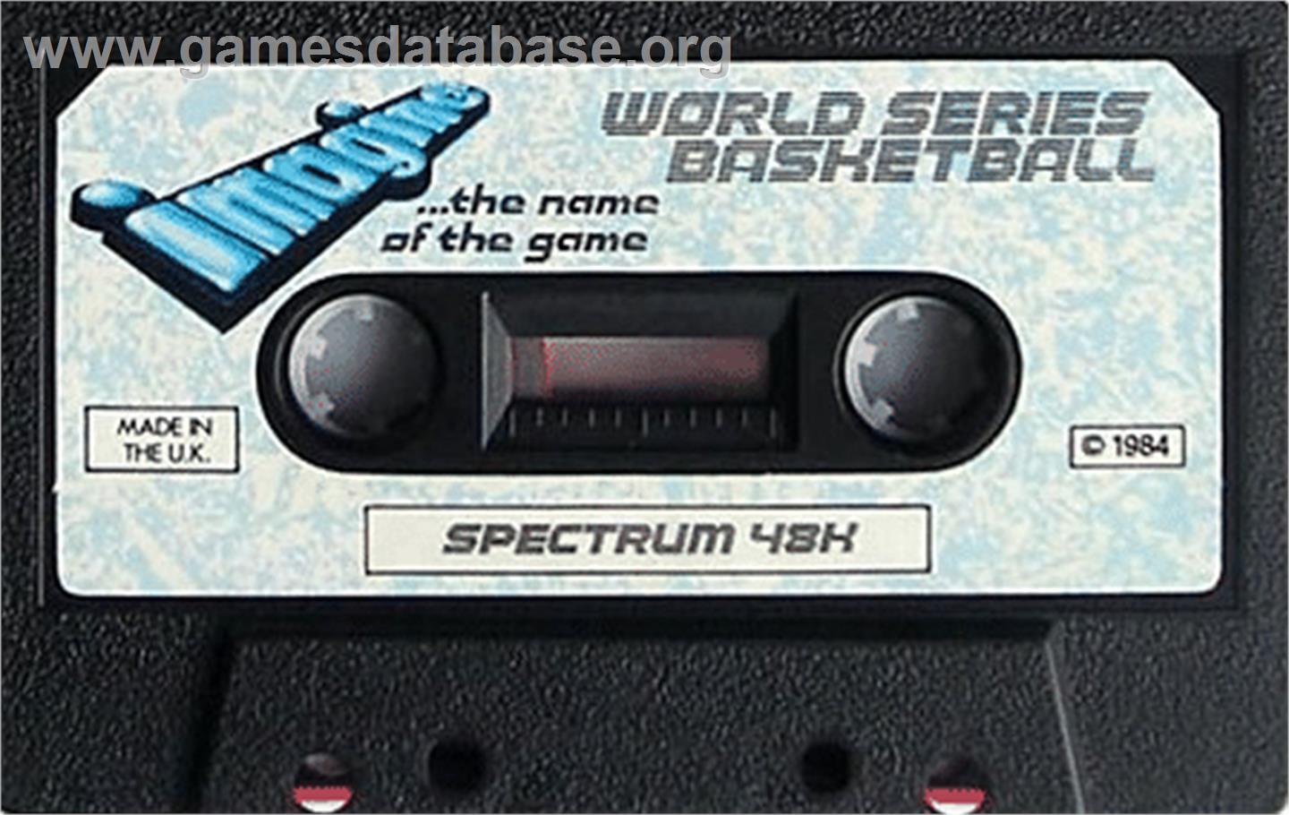 World Series Basketball - Sinclair ZX Spectrum - Artwork - Cartridge