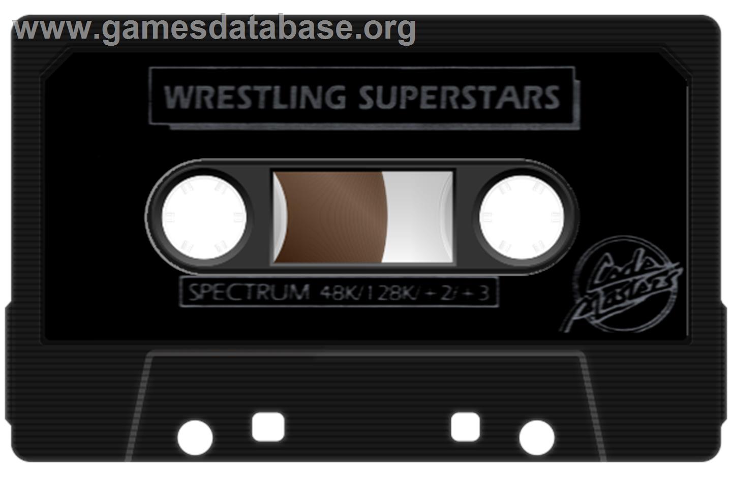 Wrestling Superstars - Sinclair ZX Spectrum - Artwork - Cartridge