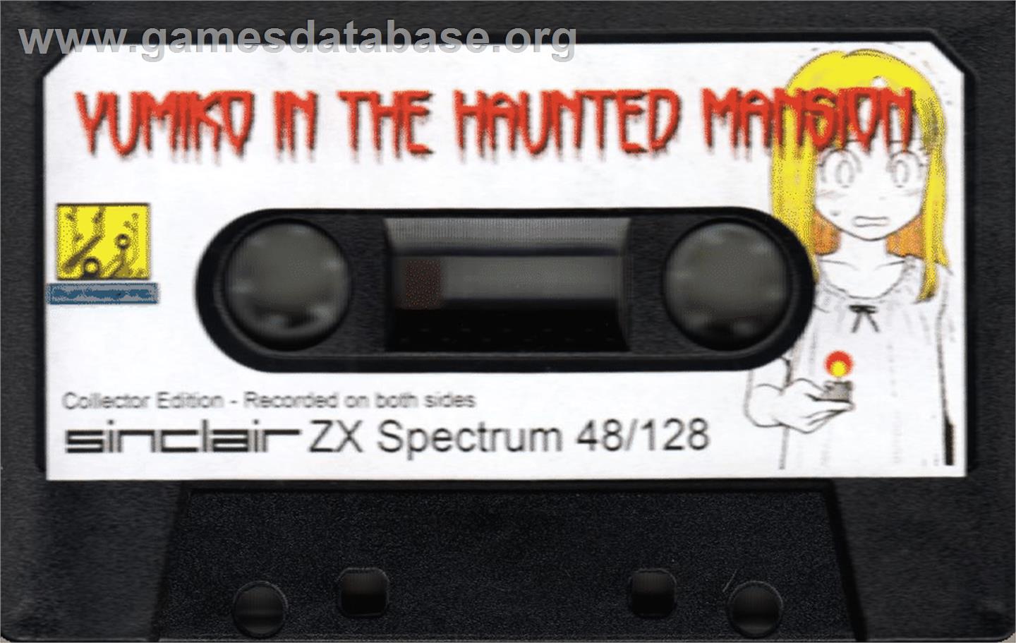 Yumiko In The Haunted Mansion - Sinclair ZX Spectrum - Artwork - Cartridge