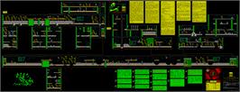 Game map for Abes Mission Escape on the Sinclair ZX Spectrum.