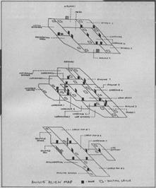 Game map for Alien (Pan Books Ltd) on the Sinclair ZX Spectrum.