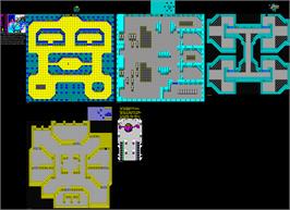 Game map for Alien Syndrome on the Sega Master System.