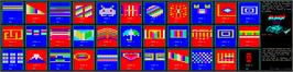 Game map for Arkanoid on the Atari ST.