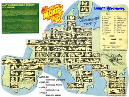 Game map for Auf Wiedersehen Monty on the Sinclair ZX Spectrum.
