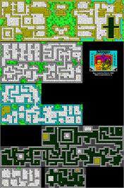 Game map for Avenger on the Dragon 32-64.