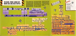 Game map for Basil The Great Mouse Detective on the Sinclair ZX Spectrum.