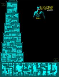 Game map for Batman - The Movie on the Commodore Amiga.