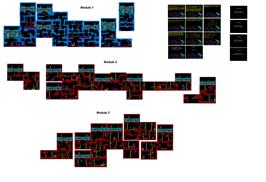 Game map for Blood Brothers on the Sinclair ZX Spectrum.