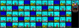 Game map for Bomb Jack on the MSX 2.