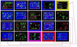 Game map for Booty on the Commodore Plus 4.