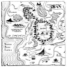 Game map for Bored Of The Rings on the Sinclair ZX Spectrum.