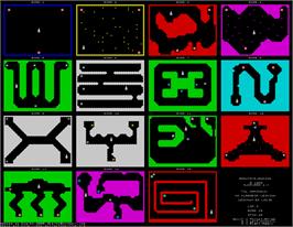 Game map for Brautrydjandinn on the Sinclair ZX Spectrum.