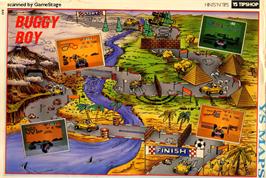 Game map for Buggy Boy on the Commodore Amiga.