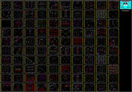 Game map for Bumpy on the MSX.