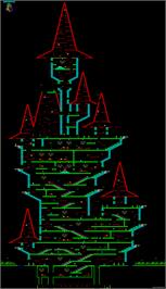 Game map for Cauldron II: The Pumpkin Strikes Back on the Sinclair ZX Spectrum.