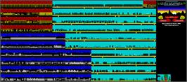 Game map for Cesta Bojovnika on the Sinclair ZX Spectrum.