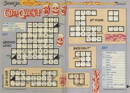 Game map for Con-quest on the Sinclair ZX Spectrum.