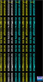 Game map for Cosmic Relief: Prof. Renegade to the Rescue on the Commodore Amiga.