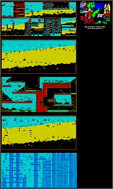 Game map for DJ Puff on the Microsoft DOS.