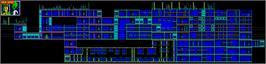 Game map for Dan Dare: Pilot of the Future on the Sinclair ZX Spectrum.