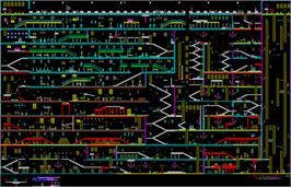 Game map for Dea Tenebrarum on the Sinclair ZX Spectrum.