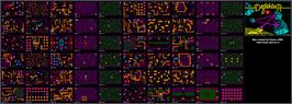 Game map for Deflektor on the Sinclair ZX Spectrum.