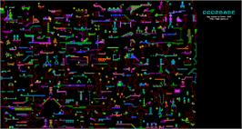 Game map for Doombase on the Sinclair ZX Spectrum.