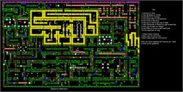 Game map for Doomskulle on the Sinclair ZX Spectrum.
