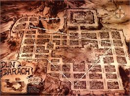 Game map for Dun Darach on the Sinclair ZX Spectrum.