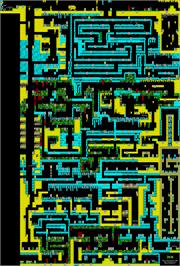 Game map for Dyna Star on the Sinclair ZX Spectrum.