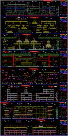Game map for Dynamite Dan 2 on the Sinclair ZX Spectrum.