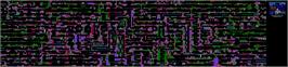 Game map for Dynatron Mission on the Sinclair ZX Spectrum.