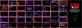 Game map for Egg Head on the Sinclair ZX Spectrum.