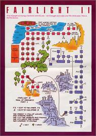 Game map for Fairlight 2 on the Sinclair ZX Spectrum.