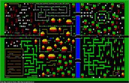 Game map for Feud on the Sinclair ZX Spectrum.