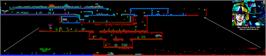 Game map for Game Over 2 on the Sinclair ZX Spectrum.