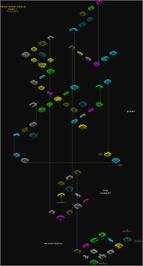 Game map for Head Over Heels on the Sinclair ZX Spectrum.